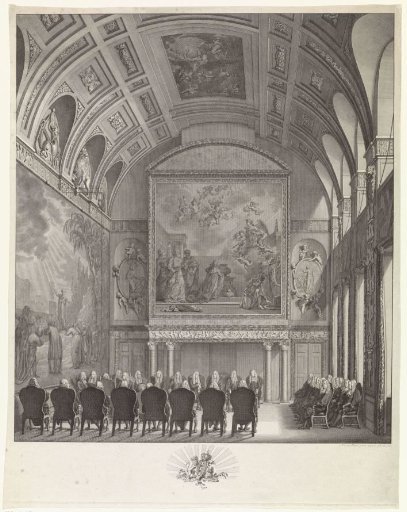 Council Chamber in the Amsterdam Town Hall