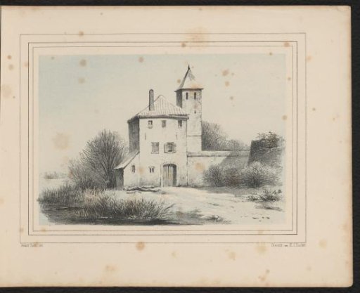 Dwelling house by the city wall