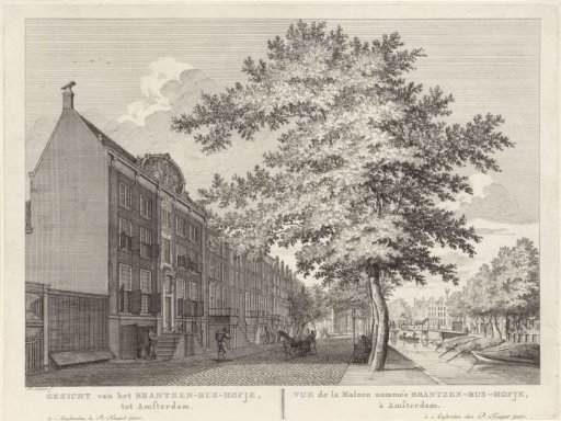 View of the Van Brants-Rushofje in Amsterdam