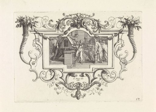 Clerics destroying a lectern