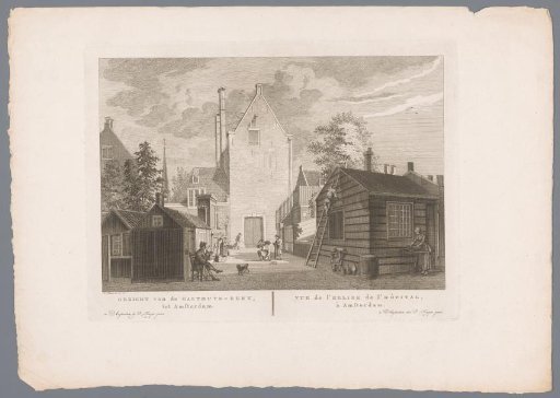 View of the Gasthuiskerk in Amsterdam