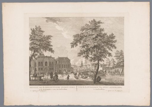 View of the New and Great Synagogue in Amsterdam