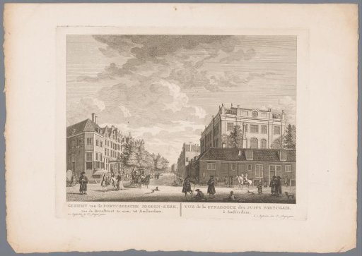 View of the Portuguese Synagogue in Amsterdam