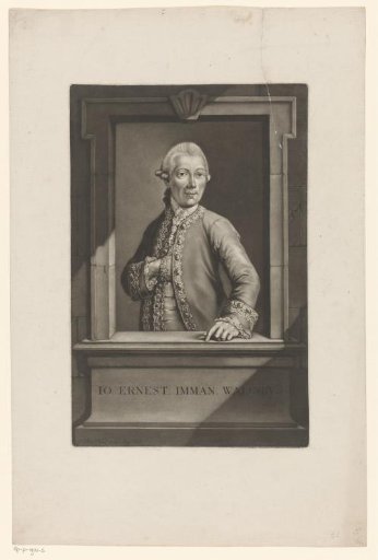 Portrait of Johann Ernst Immanuel Walch