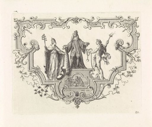 François de Maucroix Flanked by the Church and Hymen