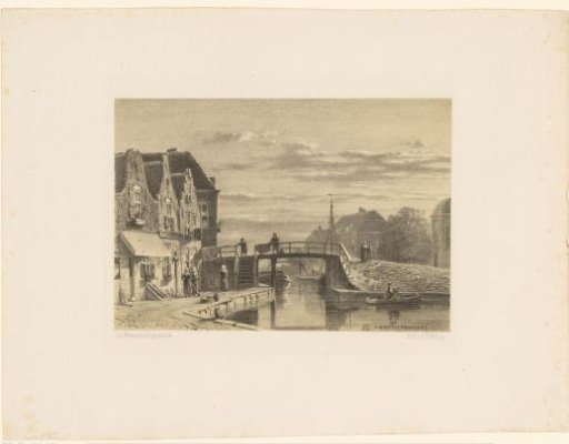 Cityscape with canal