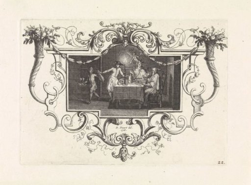 Magicians at a Table and the Appearance of a Demon