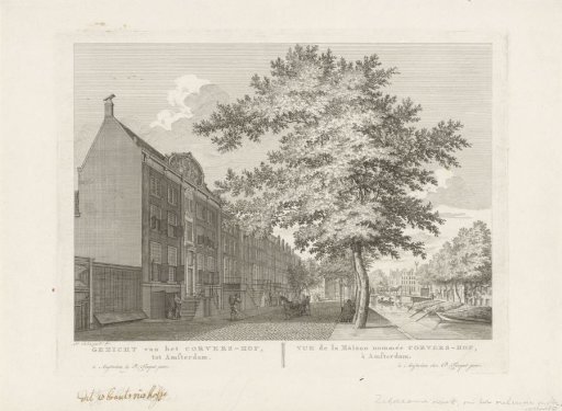 View of the Van Brants-Rushofje in Amsterdam