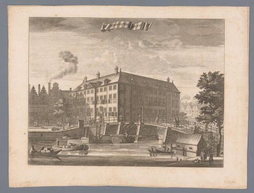 View of the Diaconieweeshuis in Amsterdam