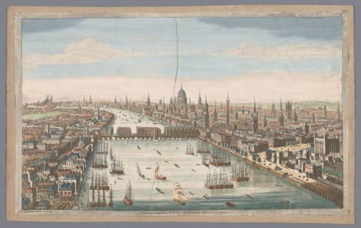 View of the City of London
