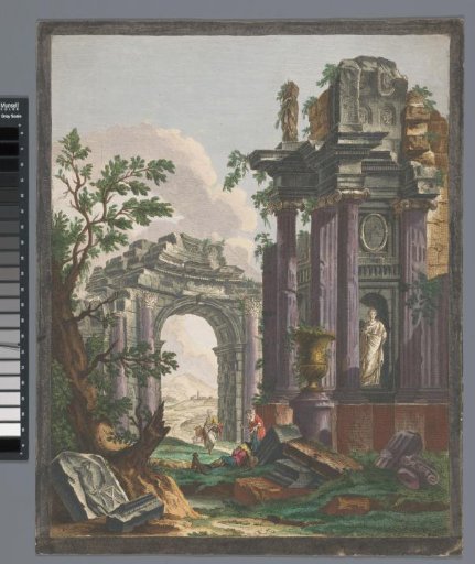 View of the Ruins of a Triumphal Arch