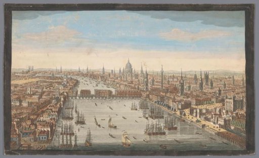 View of the City of London