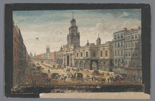View of the Royal Exchange in London
