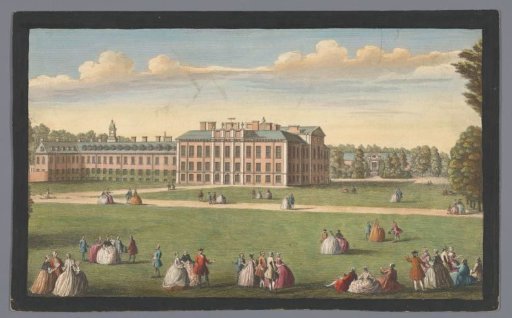 View of Kensington Palace in London
