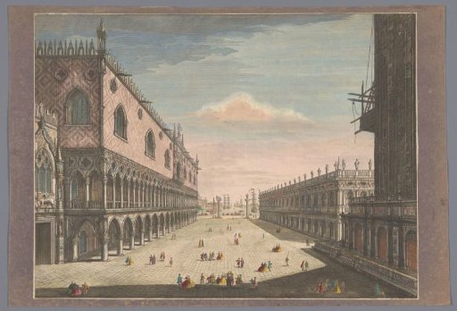 View of St. Mark's Square in Venice
