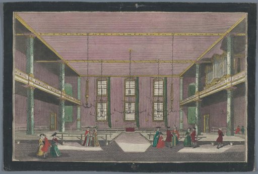 View of the Interior of the Church of the Moravian Congregation in Zeist