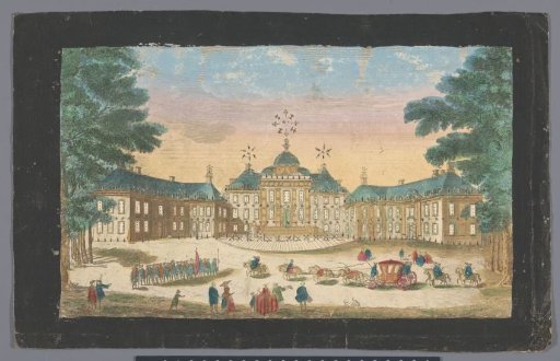 View of the Front of the Palace Huis ten Bosch in The Hague