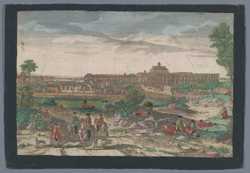 View of the City and Palace of Versailles