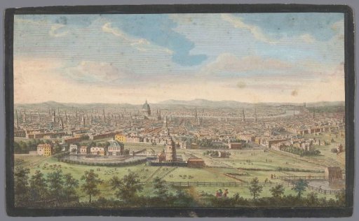 View of the City of London from the North