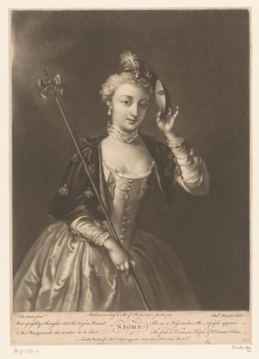 Young Woman with a Staff