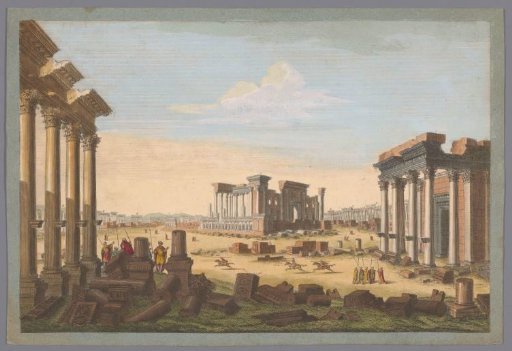 View of the Ruins of Monuments in Palmyra Seen from the Northwest