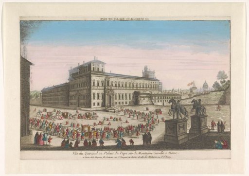 View of the Palazzo del Quirinale in Rome