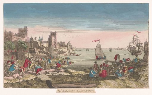 View of a shipyard