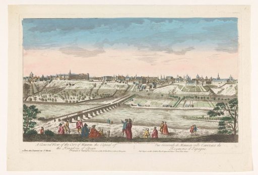 View of the city of Madrid