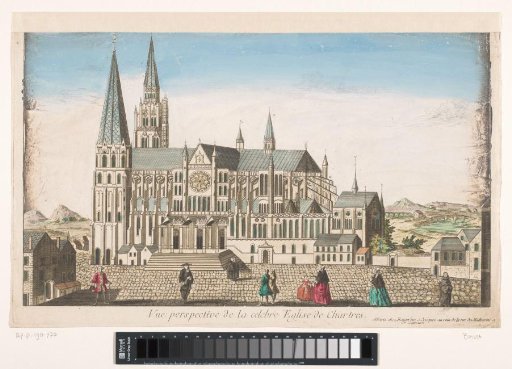 View of the Cathedral of Chartres