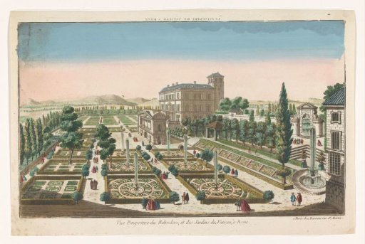 View of the Vatican Gardens in Vatican City