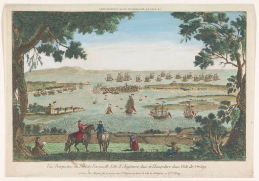 View of the harbor at Portsmouth