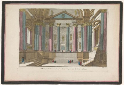View of the interior of a Roman building