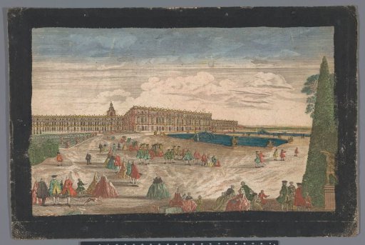 View of the Garden of Versailles and the Palace of Versailles