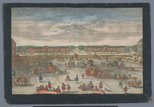 View of the Stables of the Palace of Versailles
