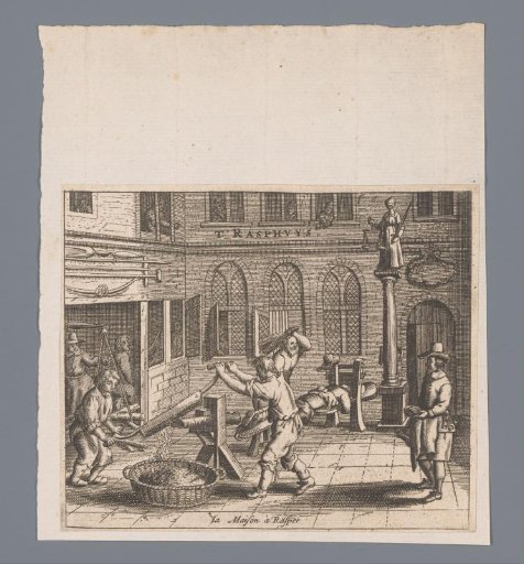View of the Courtyard of the Rasphuis in Amsterdam
