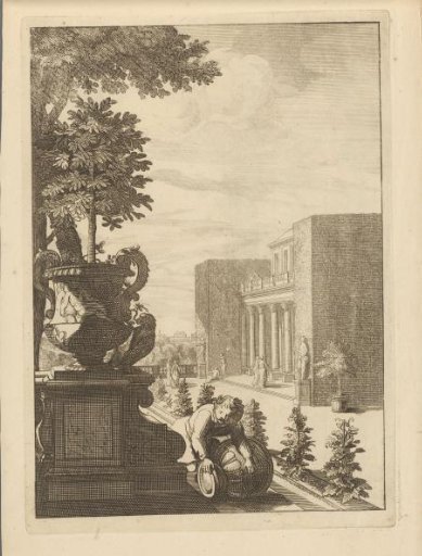 Pavilion Between Two Hedges