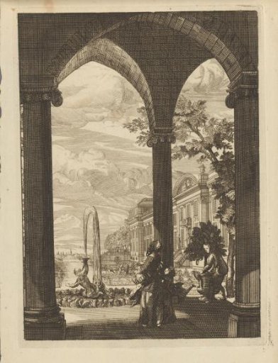 View of the Palace from the Vestibule