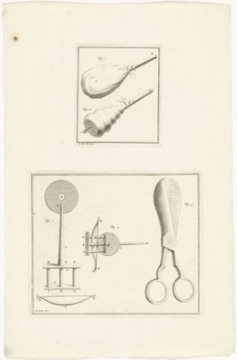 Instruments and a pair of shears