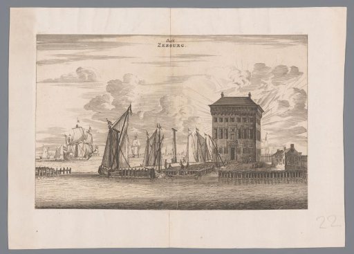 View of the Former Fort Zeeburg near Amsterdam