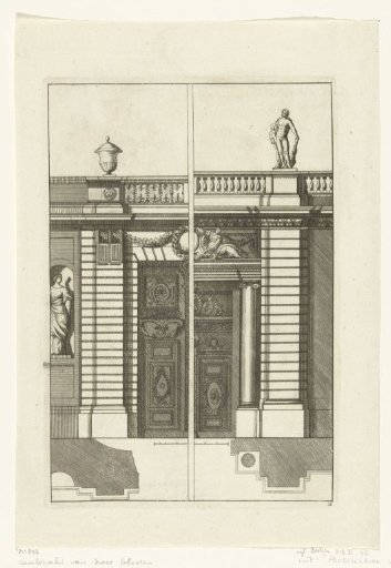 Portico with Variant for the Right Half