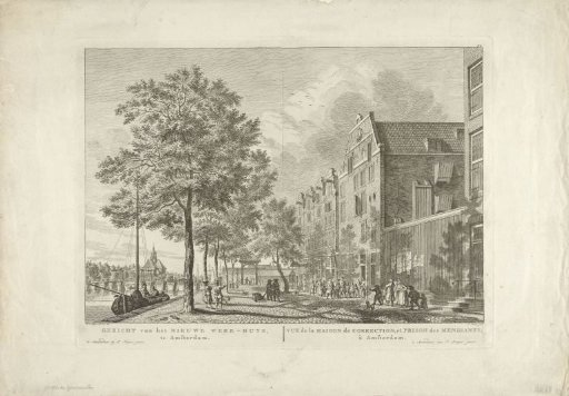 View of the Willige Rasphuis in Amsterdam