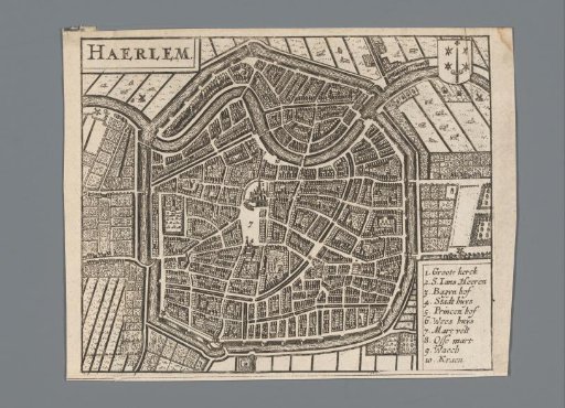 Map of Haarlem