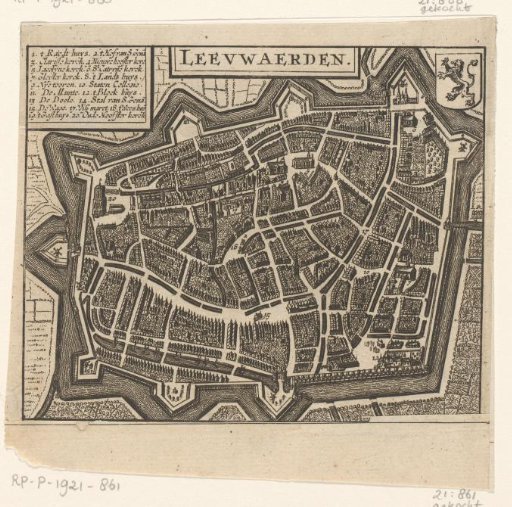 Map of Leeuwarden