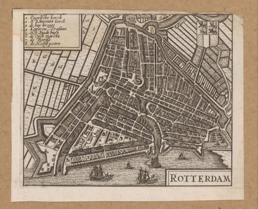 Map of Rotterdam