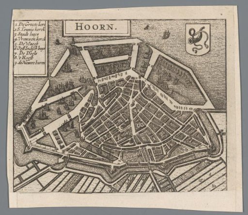 Map of Hoorn