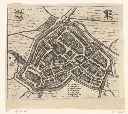 Map of Sneek