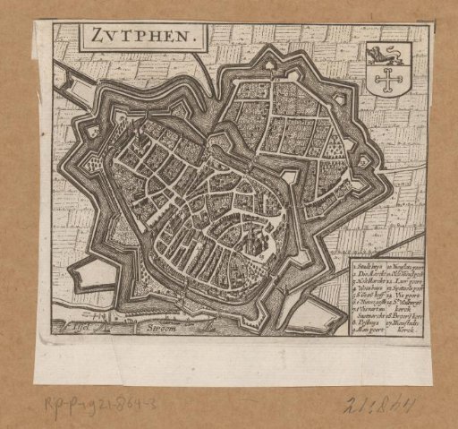 Map of Zutphen