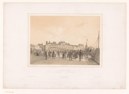 Passengers disembarking in Boulogne-sur-Mer