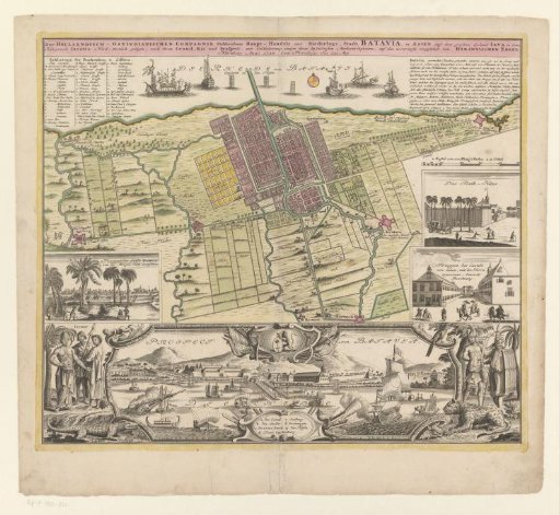 Map and view of Batavia