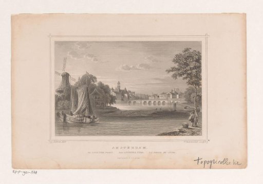 View of the Leidsepoort in Amsterdam
